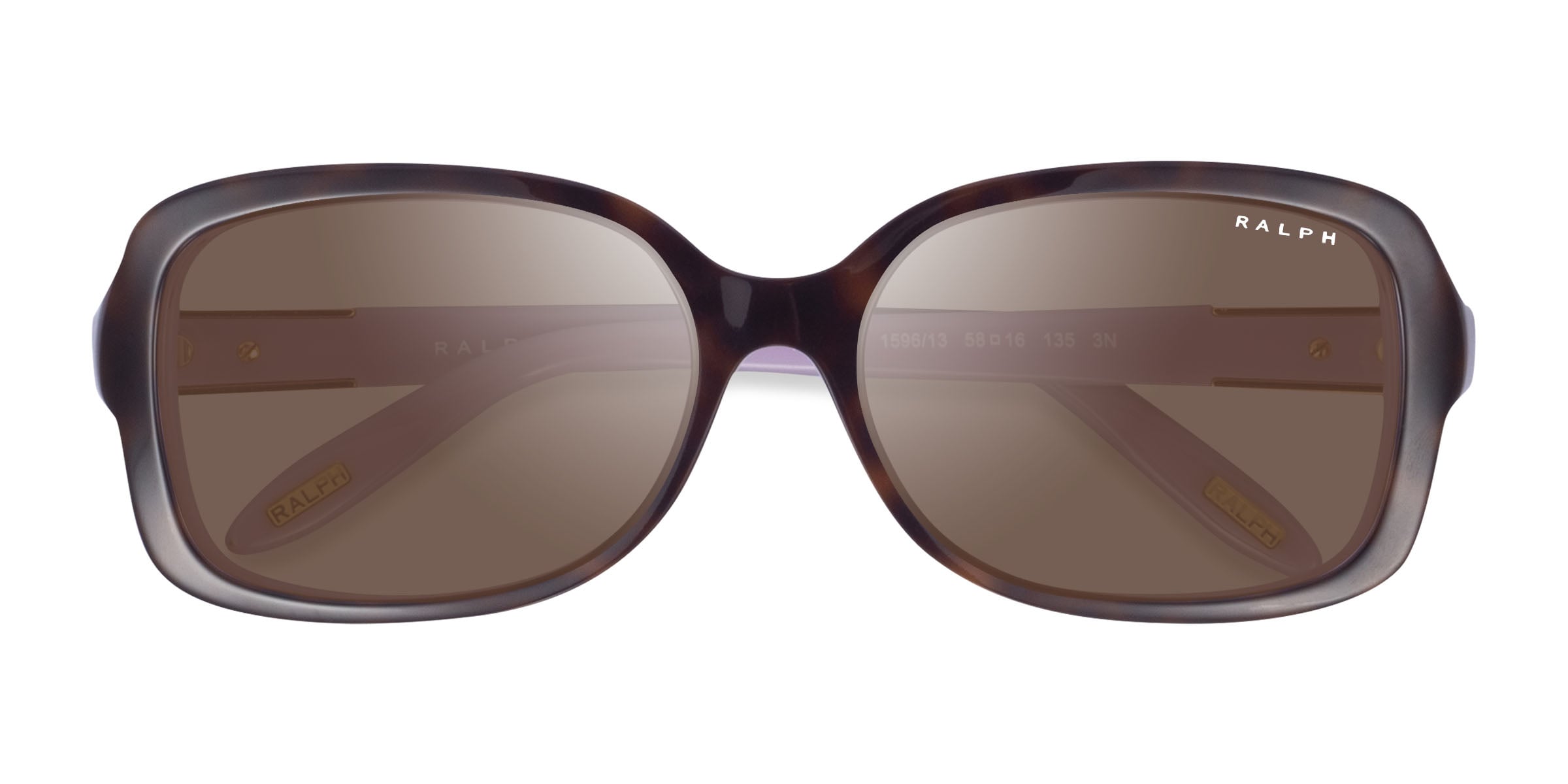 Ralph RA5130 Oval Tortoise Frame Sunglasses For Women Eyebuydirect