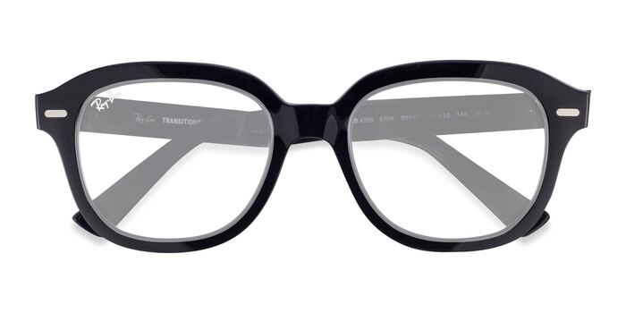 Noir Ray-Ban RB4398 Erik -  Plastique Lunettes de soleil