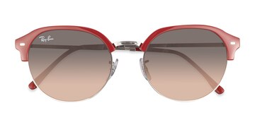 Rouge Ray-Ban RB4429 -  Plastic, Metal Lunettes de soleil