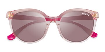 Transparent Pink Vogue Eyewear VO5427SF -  Acétate Lunettes de soleil