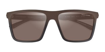 Matte Brown Gradient Armani Exchange AX4162SU -  Eco Friendly Sunglasses