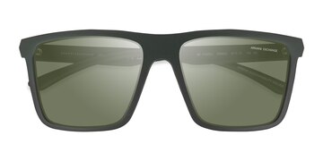 Matte Green Gradient Armani Exchange AX4162SU -  Eco Friendly Sunglasses
