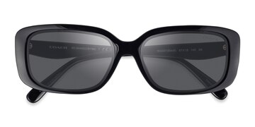 Black Coach HC8444D CBY86 -  Eco Friendly Sunglasses