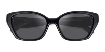 Black Coach HC8434U CBY91 -  Eco Friendly Sunglasses