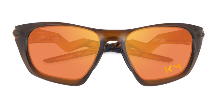 Matte Dark Amber Oakley Lateralis -  Plastique Lunettes de soleil