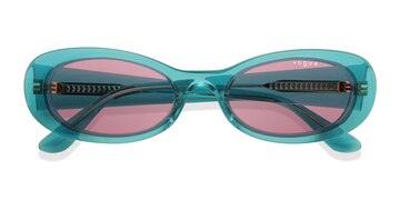 Transparent Torquoise Vogue Eyewear VO5582S -  Acétate Lunettes de soleil