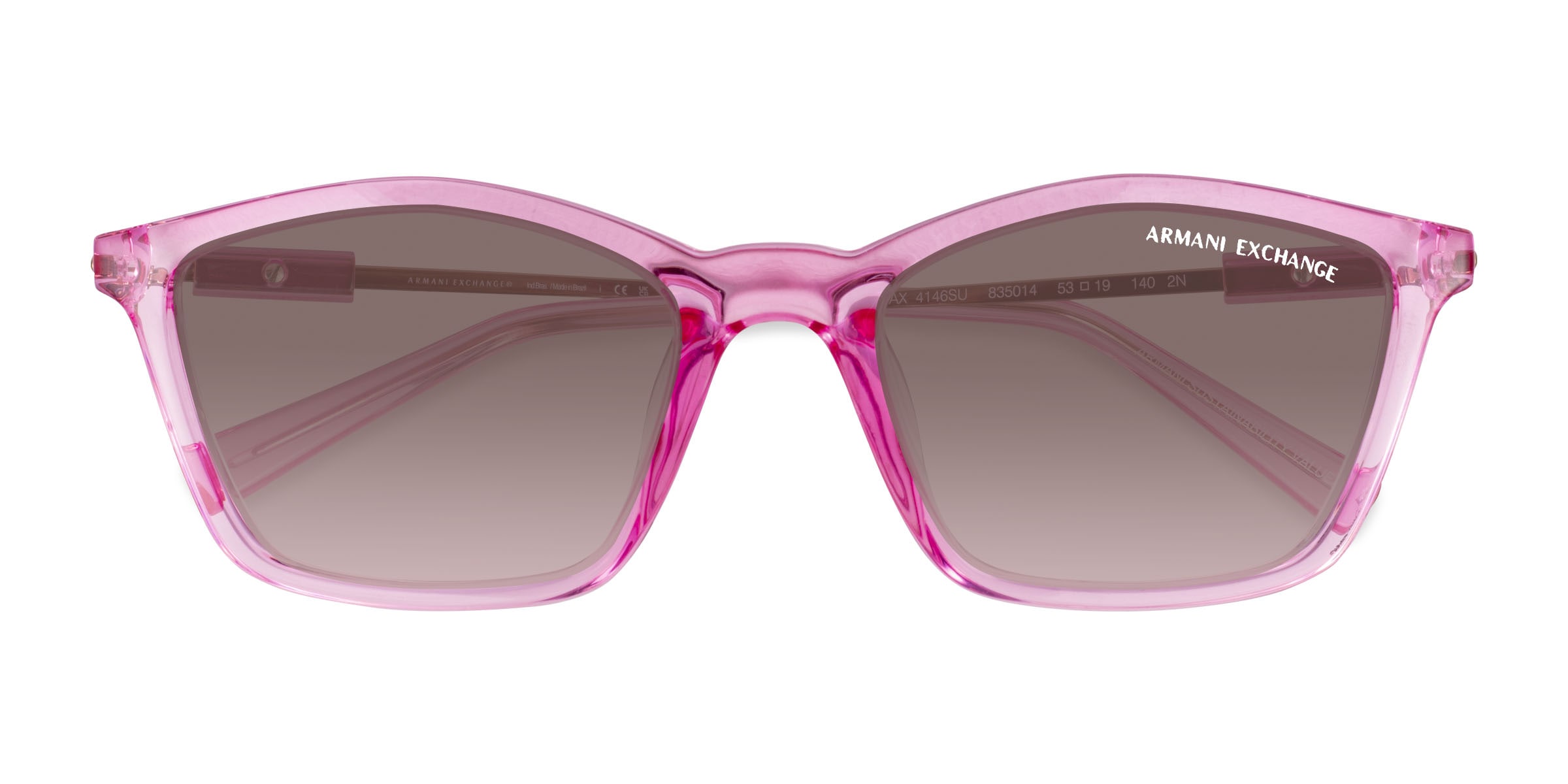 Pink Armani Exchange sunglasses. Armani Exchange 4111SU Sunglasses main image 2