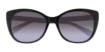 Black Transparent Gray Coach HC8365U CH566 -  Acétate Lunettes de soleil