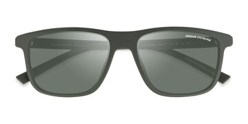 Vert Mat Armani Exchange AX4167SU -  Plastique Lunettes de soleil