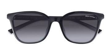 Shiny Black Armani Exchange AX4168SU -  Plastique Lunettes de soleil