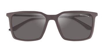 Matte Brown Armani Exchange AX4170SU -  Métal Lunettes de soleil