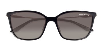 Shiny Black Armani Exchange AX4171SU -  Métal Lunettes de soleil