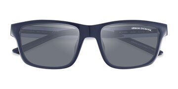 Shiny Blue Armani Exchange AX4169SU -  Plastique Lunettes de soleil
