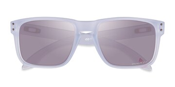 Matte Clear Oakley OO9102 Holbrook -  Plastique Lunettes de soleil
