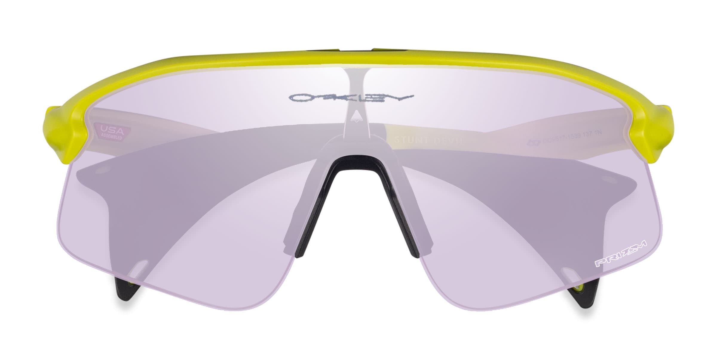 Oakley Stunt Devil - Rectangle Matte Black Splatter Frame