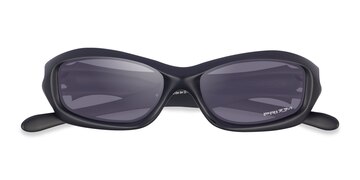 Matte Black Oakley Fatcat -  Plastique Lunettes de soleil