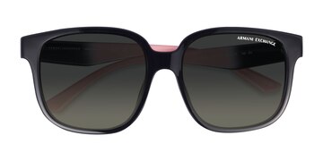 Shiny Black Armani Exchange AX4136SU -  Plastique Lunettes de soleil