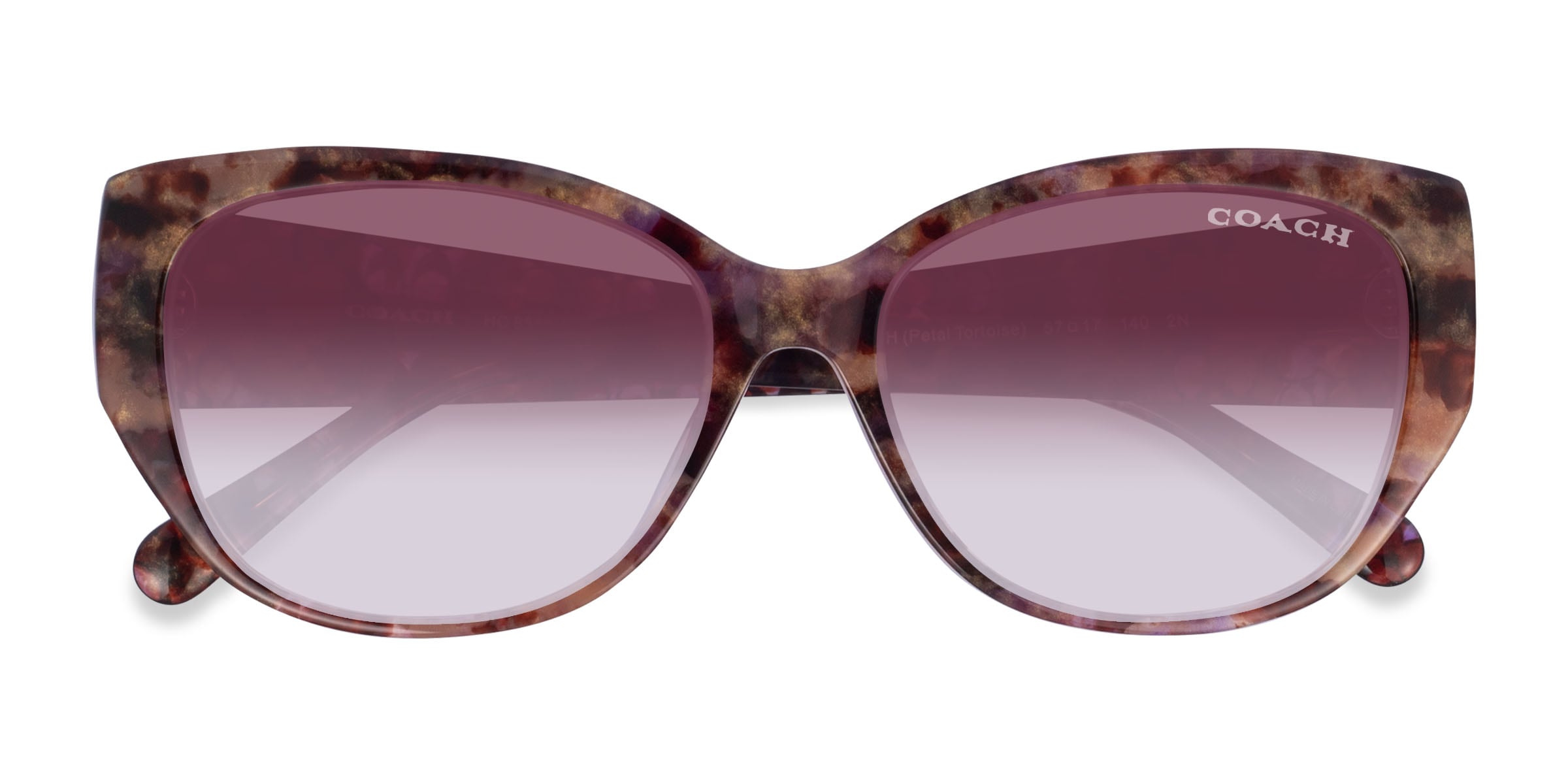 Coach HC8362U Ch563 - Cat Eye Petal Tortoise Frame  display picture 1