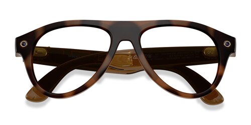 Unisex s aviator Shiny Havana Plastic Prescription sunglasses - Eyebuydirect s Ray-Ban Meta (Gen 3) Aviator