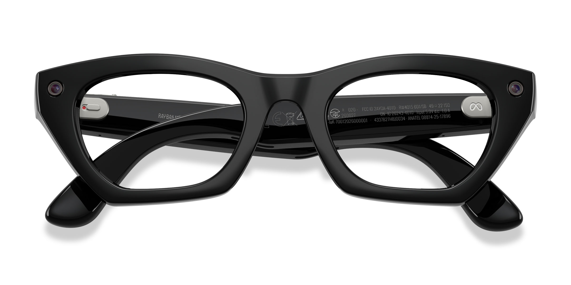 Unisex s horn Shiny Black Plastic Prescription sunglasses - Eyebuydirect s Ray-Ban Meta (Gen 3) Zena