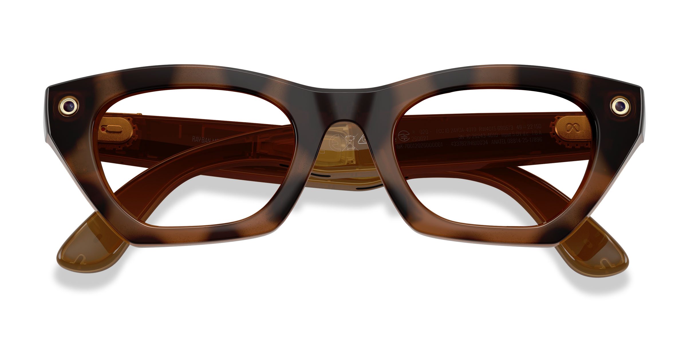 Unisex s horn Polished Havana Plastic Prescription sunglasses - Eyebuydirect s Ray-Ban Meta (Gen 3) Zena