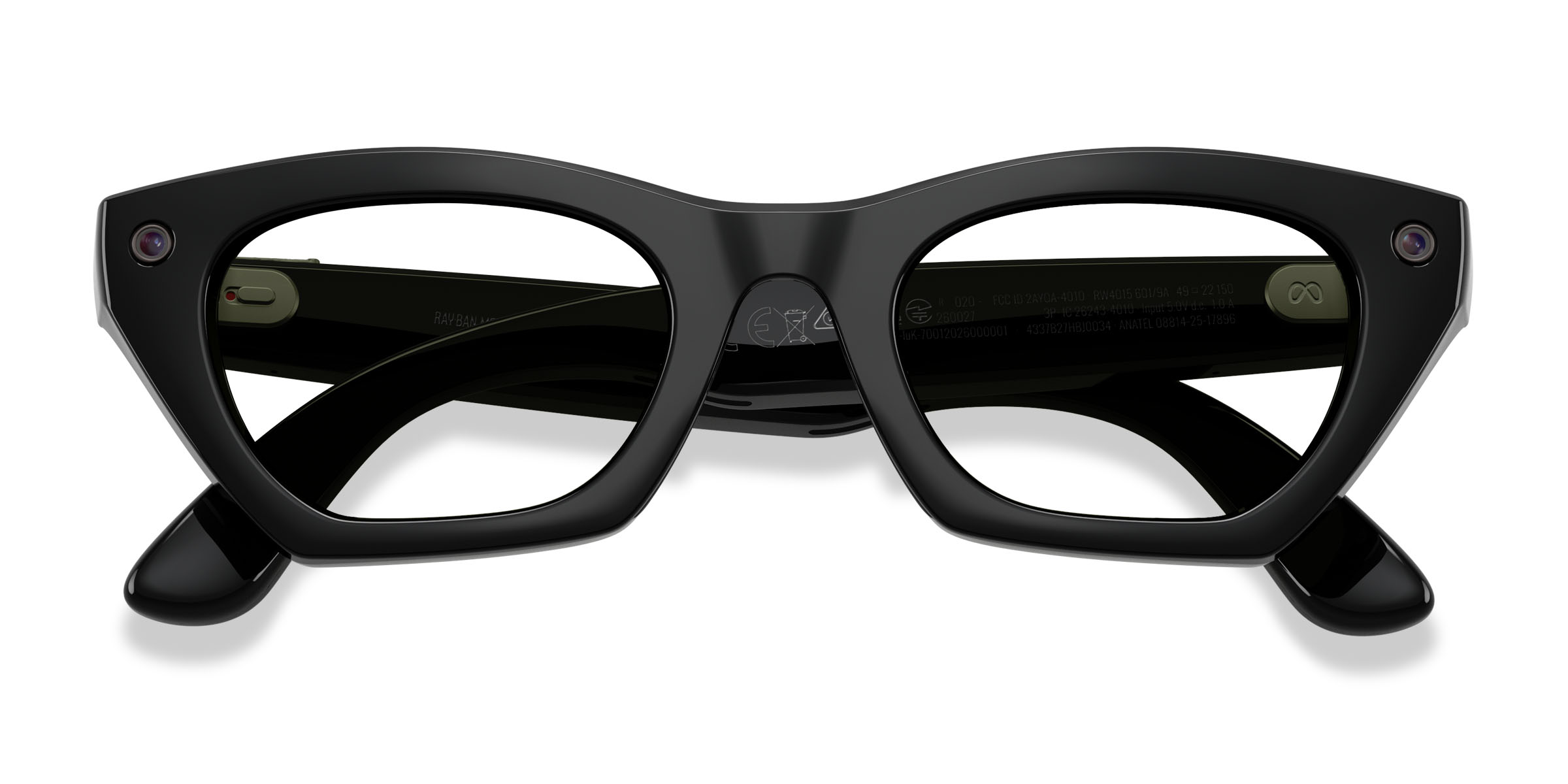 Unisex s horn Shiny Black Plastic Prescription sunglasses - Eyebuydirect s Ray-Ban Meta (Gen 3) Zena