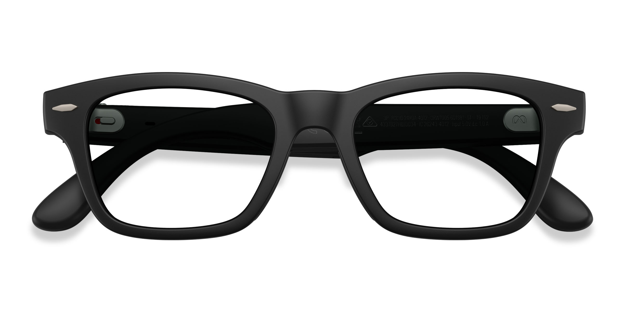 Unisex s rectangle Matte Black Plastic Prescription sunglasses - Eyebuydirect s Ray-Ban Meta Audio Burbank