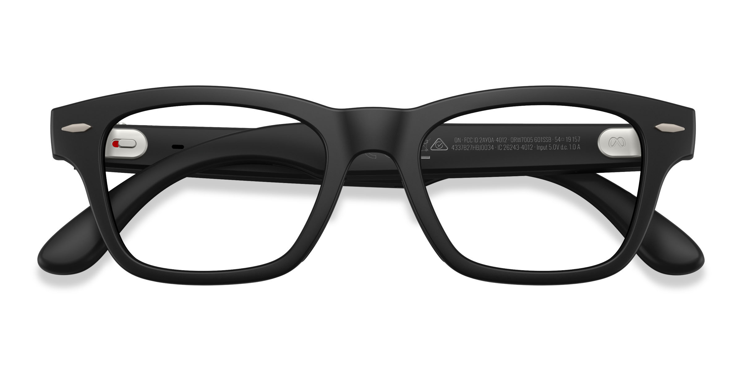 Unisex s rectangle Matte Black Plastic Prescription sunglasses - Eyebuydirect s Ray-Ban Meta Audio Burbank