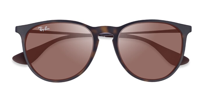 RB4171 Erika - Oval Tortoise Frame Sunglasses |