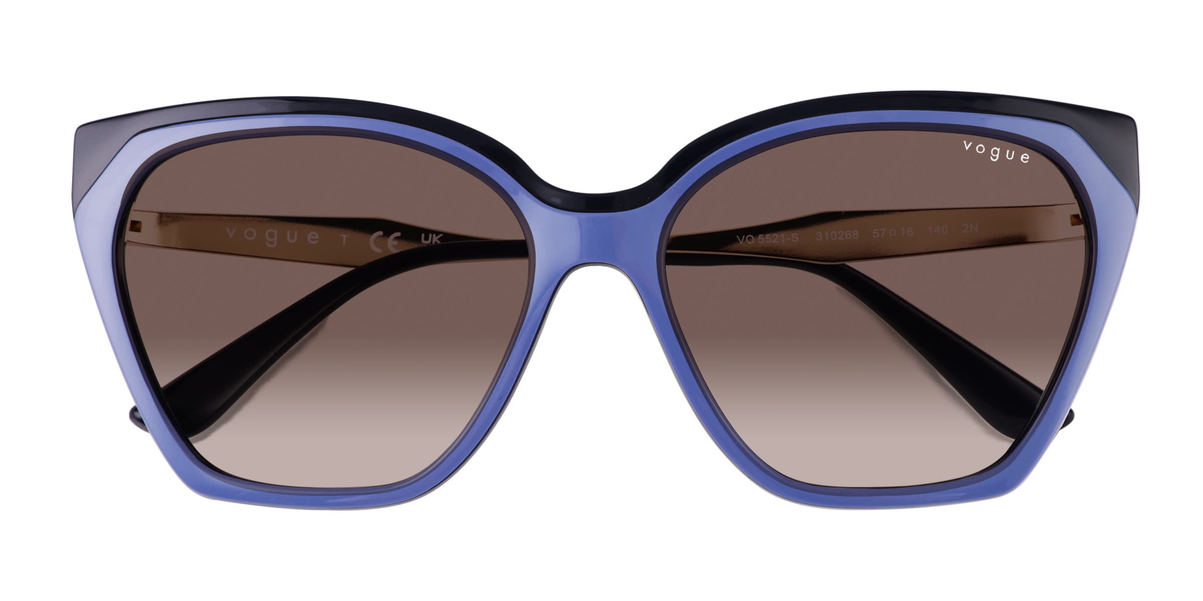 Vogue hotsell blue sunglasses