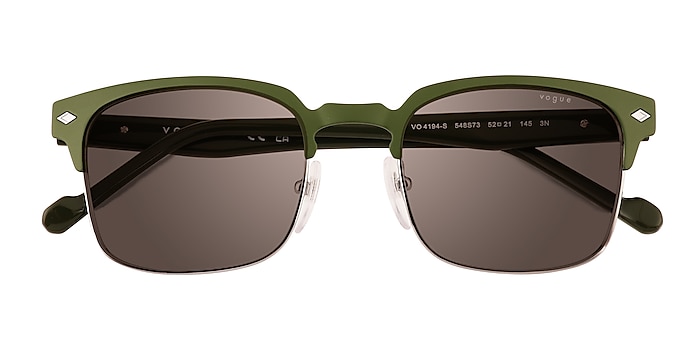 Matte Green Vogue Eyewear VO4194S -  Metal Sunglasses