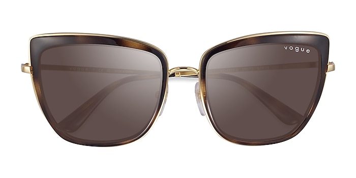 Shiny Tortoise Gold Vogue Eyewear VO4223S -  Acetate Sunglasses