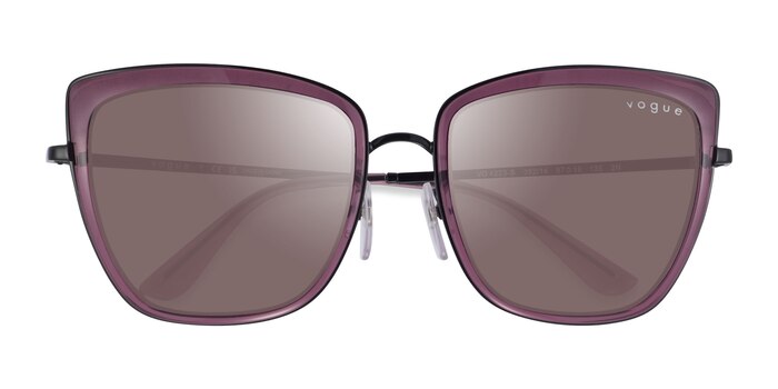 Clear Purple Vogue Eyewear VO4223S -  Acetate Sunglasses