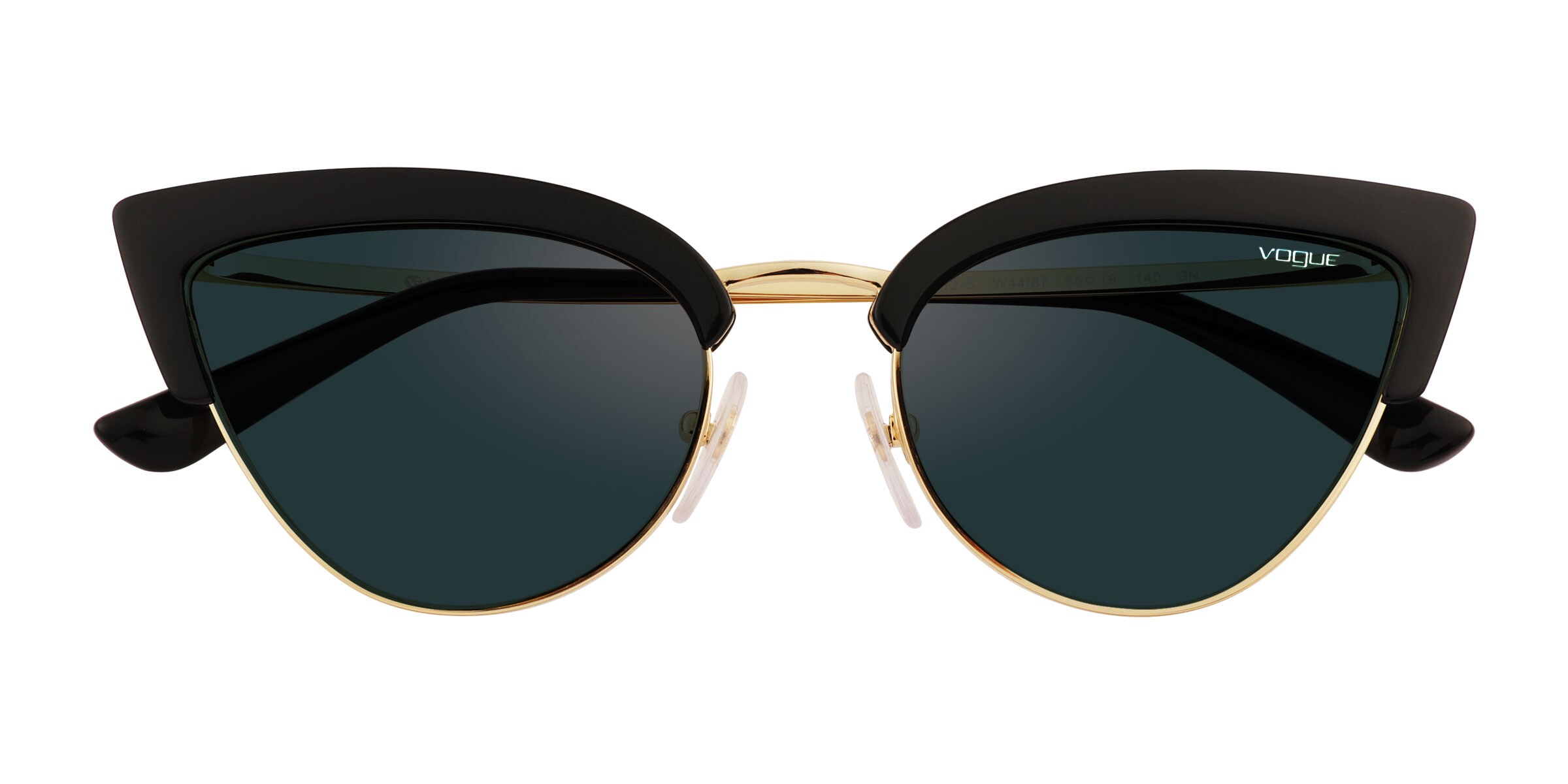 Vogue Eyewear VO5212S - Browline Black Gold Frame Prescription