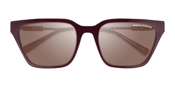 Burgundy Armani Exchange AX4158S -  Plastic, Metal Lunettes de soleil