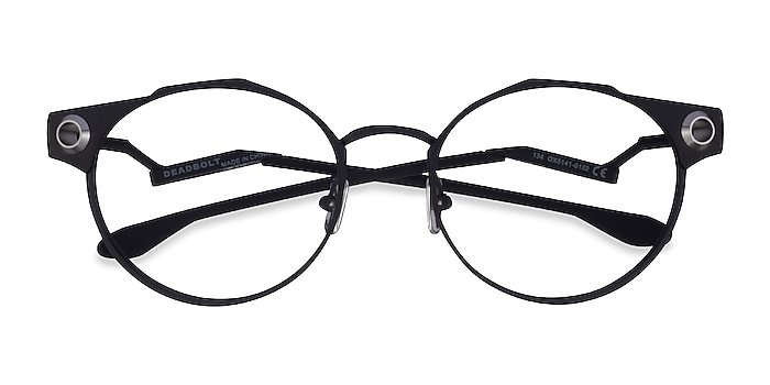 Oakley OX5141 Deadbolt - Round Black Frame Glasses For Men | Eyebuydirect  Canada