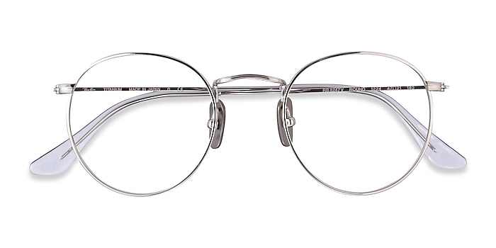 Silver Ray-Ban RB8247V -  Titanium Eyeglasses