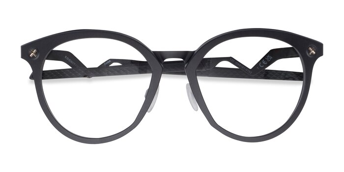 Matte Black Oakley Cognitive R -  Titanium Eyeglasses