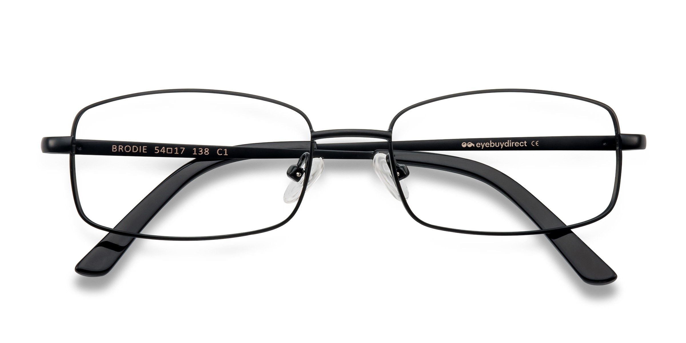 Brodie Rectangle Black Full Rim Eyeglasses | Eyebuydirect Canada