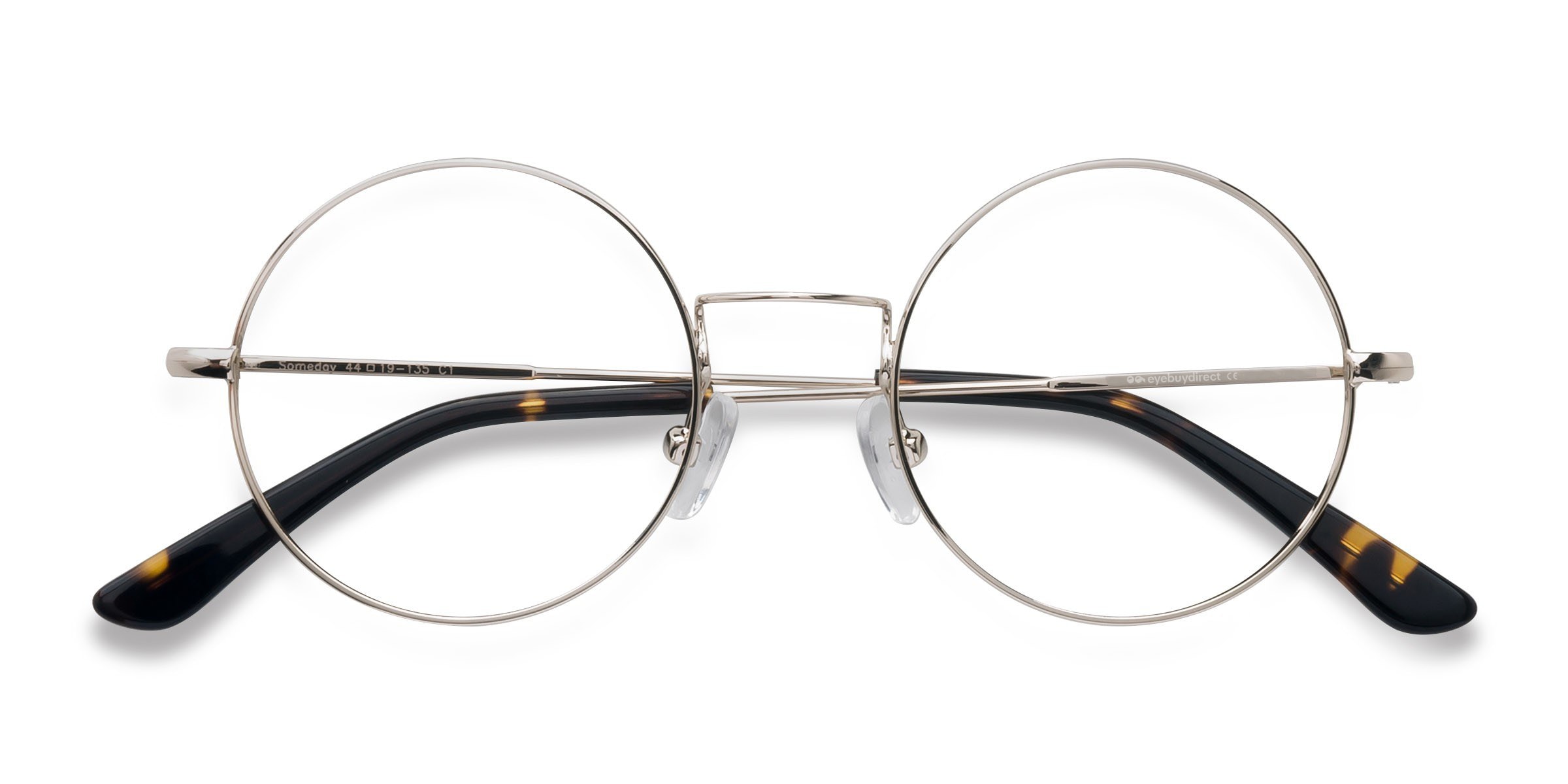 Someday Round Silver Full Rim Eyeglasses | Eyebuydirect