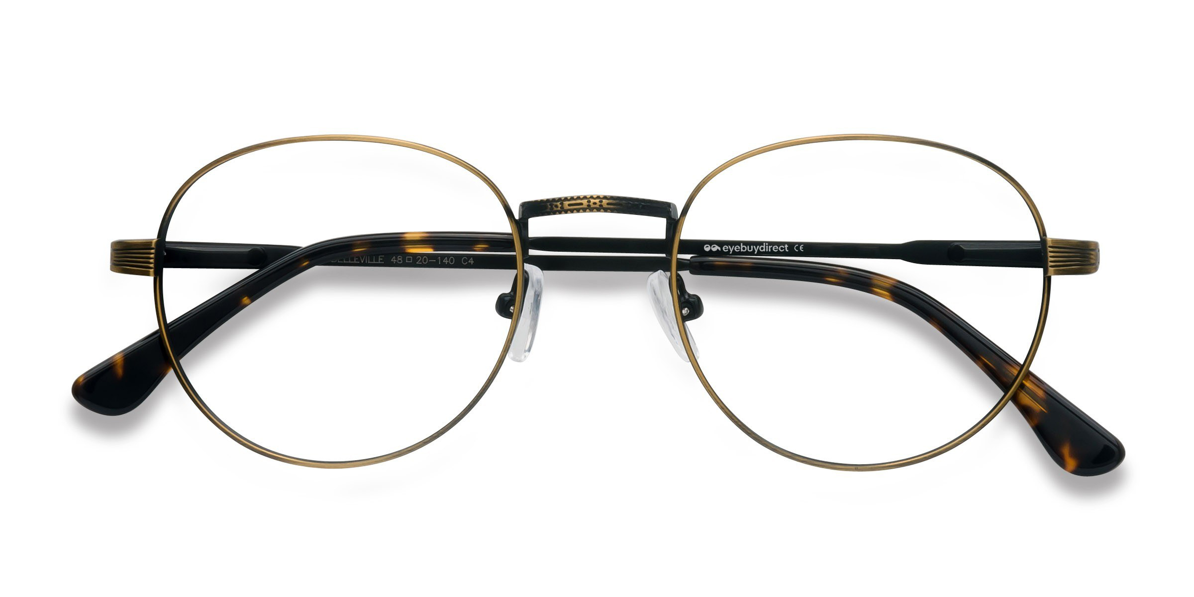 Unisex s roundMetal Prescription eyeglasses - Eyebuydirect s Belleville