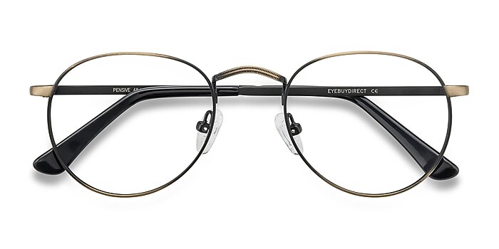 Bronze Pensive -  Lightweight Metal Eyeglasses