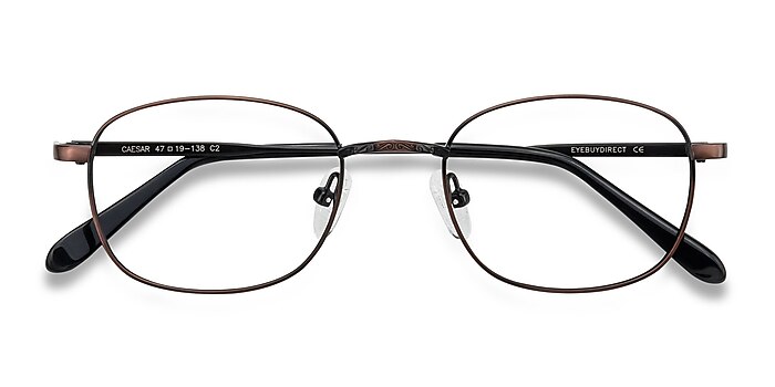 Aubergine Caesar -  Lightweight Metal Eyeglasses