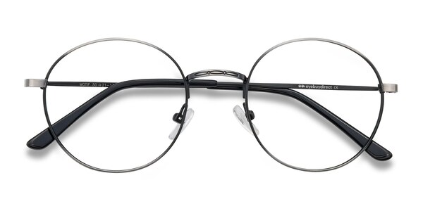 Motif prescription eyeglasses (Gunmetal)