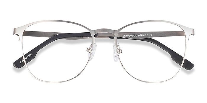 Silver Ember -  Lightweight Metal Eyeglasses