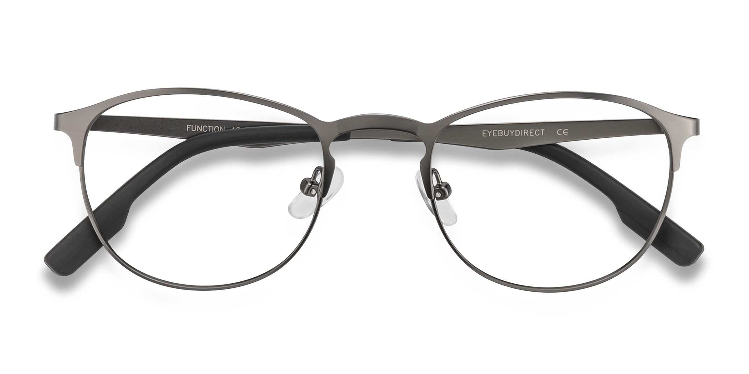 Function Oval Gunmetal Full Rim Eyeglasses | Eyebuydirect Canada