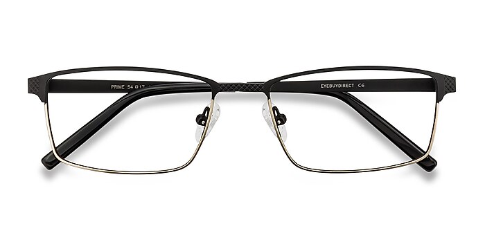 Black Brown Prime -  Lightweight Metal Eyeglasses