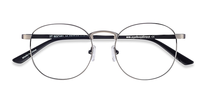 Gunmetal St Michel -  Vintage Metal Eyeglasses