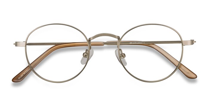 Silver Cupertino -  Vintage Metal Eyeglasses