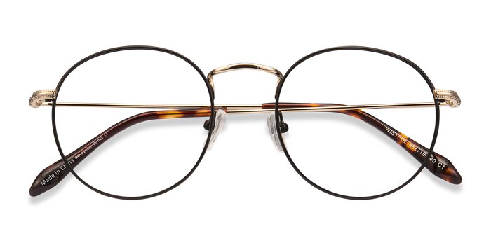 Black Wistful -  Lightweight Metal Eyeglasses